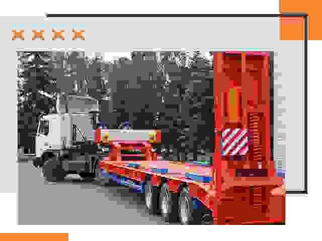 Перевозки на тралах и платформах в Черногорске